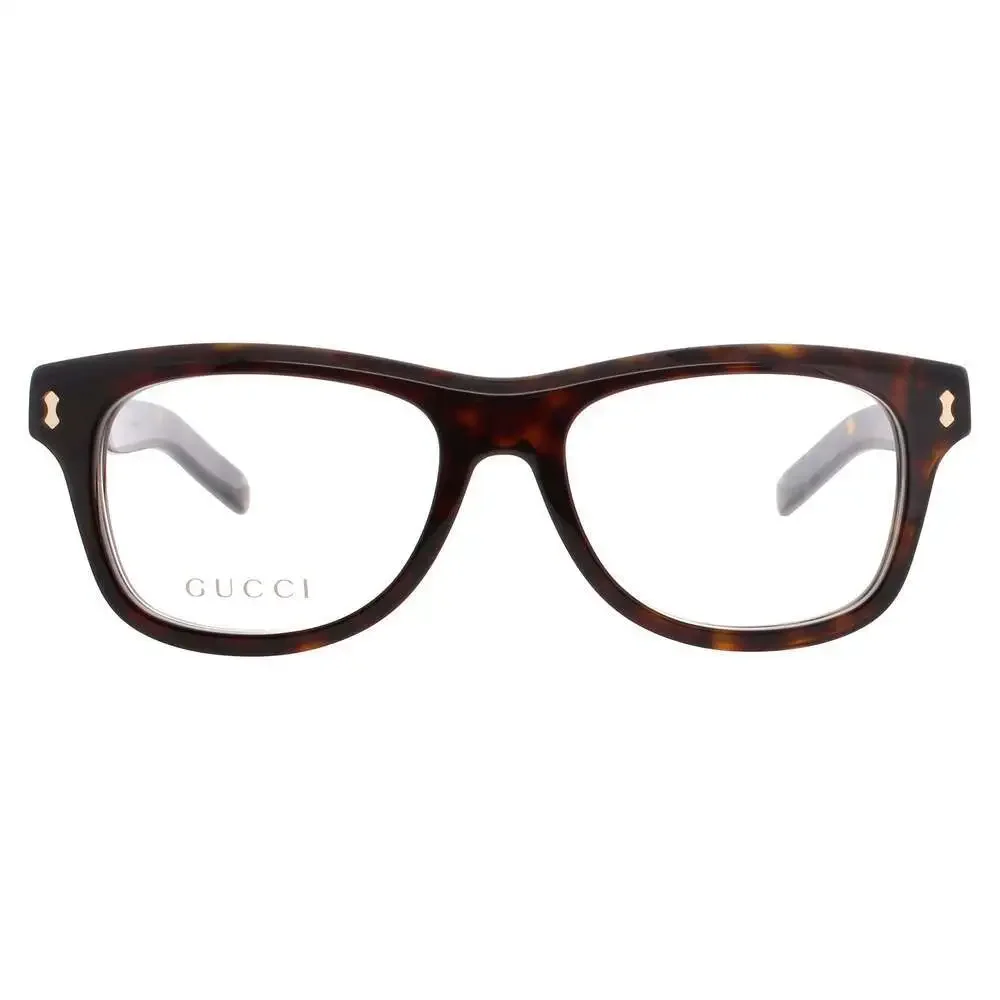 NWT Gucci GG1526O Brown 52mm Eyeglasses
